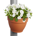 vibia campana pot gouttière 22cm terre cuite